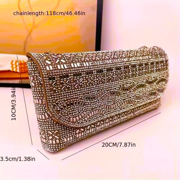 GOLDEN EVENING BAG - Picture 2 of 3